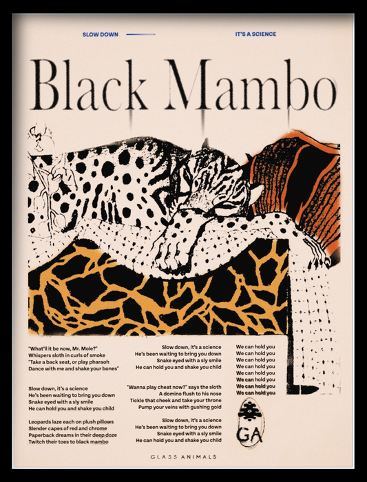 Glass Animals - Black Mambo Poster