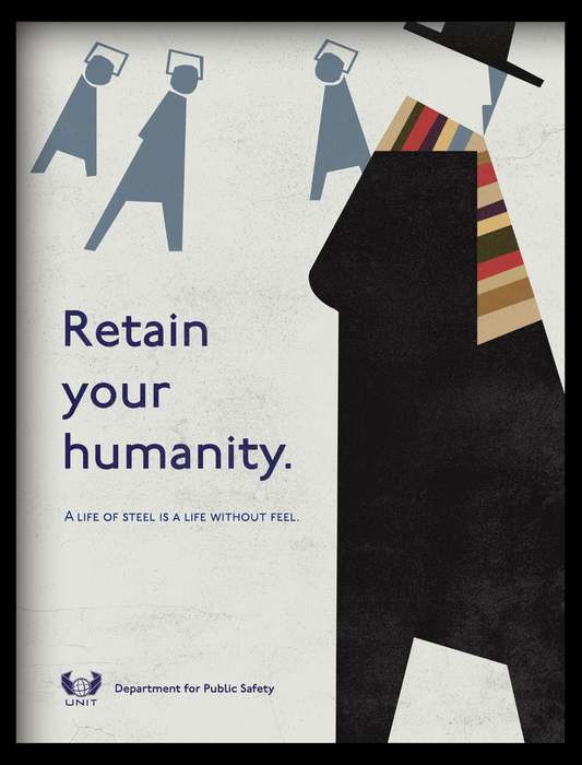 Doctor Who - Cyberman PSA Poster - Grimble