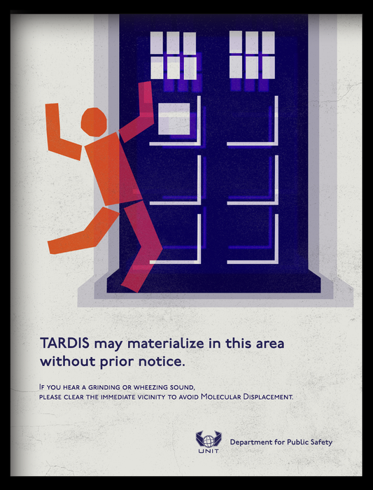 Doctor Who - TARDIS PSA Poster